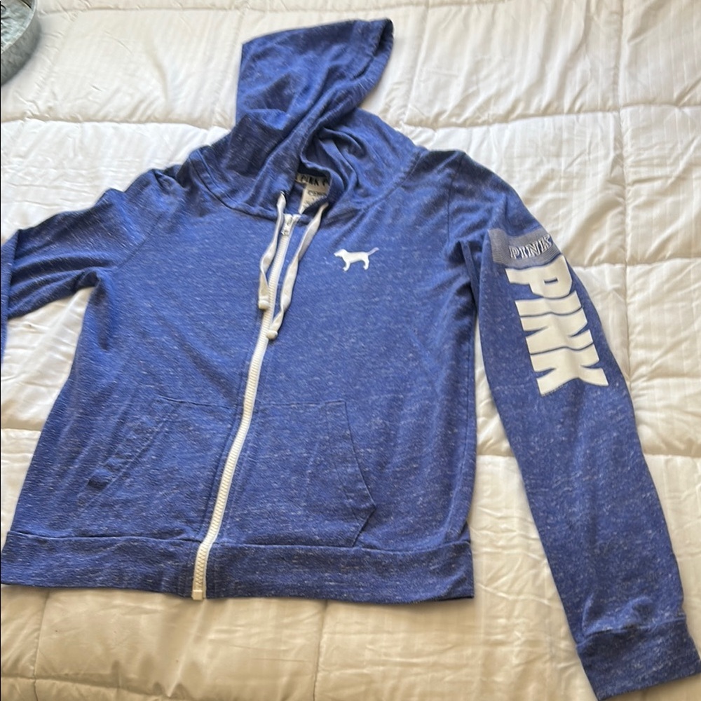 PINK Victoria's Secret Blue Hoodie